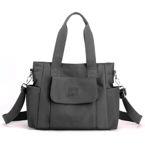 Women's Tote Purses Multi-pocket Shoulder Crossbody Bag Lightweight Large Handbags for Work Travel Shopping