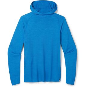 Smartwool Men's Merino Sport Merino Wool Hoodie (Regular Fit), Laguna Blue, Small