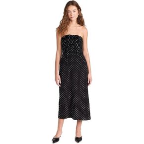 WAYF Women's Strapless Ruched Midi Dress in Kuwait