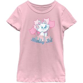 Fifth Sun Disney The Aristocats Marie Birthday Girls Short Sleeve Tee Shirt