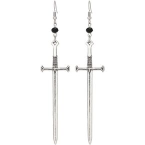 Punk Gothic Earrings Funny Teacher Earrings for Women Scissors Shears Ruler Dangle Earrings Hook for Men Teen Jewelry
