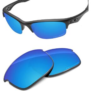 Performance Replacement Lenses Compatible with Oakley Bottle Rocket OO9164 Polarized Etched-Sky Blue