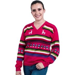 Gamboa Alpaca Sweaters Women Fair Isle Sweater Women's Alpaca Sweater Ladies Sweaters for Winter