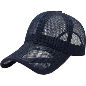 Men Women Summer Mesh Baseball Cap Adjustable Breathable Caps Casual Quick Dry Cool Hats