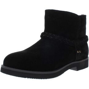 Style & Co. Womens Kaii Suede Faux Fur Lined Booties Black 11 Medium (B,M)