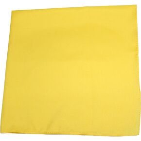Mechaly Set of 50 Solid 100% Polyester Unisex Bandanas - Bulk Wholesale