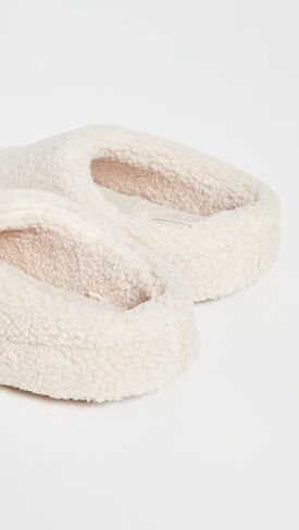 Madewell Women's Sherpa Scuff Slippers in Saudi Arabia
