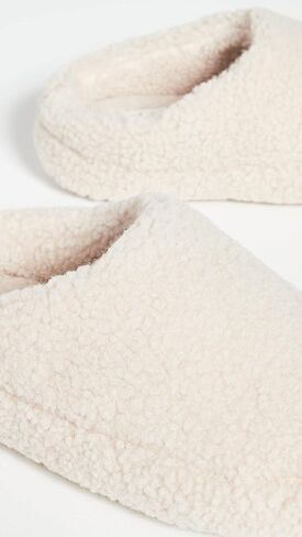 Madewell Women's Sherpa Scuff Slippers in Saudi Arabia