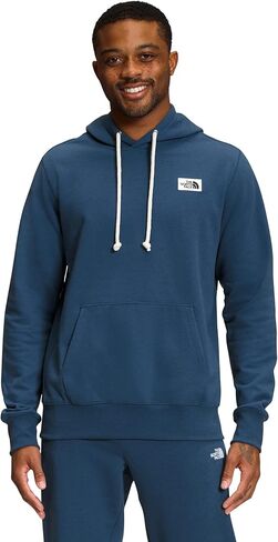 THE NORTH FACE Men's Heritage Patch Pullover Hoodie, Shady Blue, X-Large in Saudi Arabia