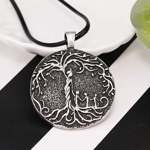 Gleamart Mom & Children Necklace Tree of Life Pendant Mother's Day Present in Saudi Arabia