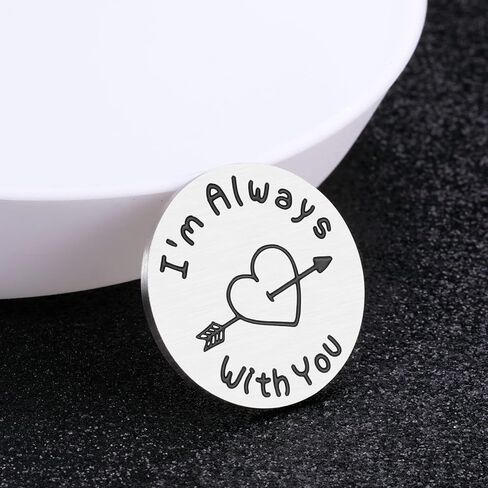 Pocket Hug Token Coin Gifts for Boyfriend Girlfriend Stocking Stuffers for Men Women Gifts for Teenage Girls Mom Gifts from Daughters Christmas Presents for Teens Boys Husband Birthday Valentine Gift in Kuwait