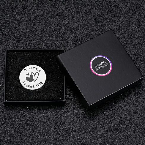 Pocket Hug Token Coin Gifts for Boyfriend Girlfriend Stocking Stuffers for Men Women Gifts for Teenage Girls Mom Gifts from Daughters Christmas Presents for Teens Boys Husband Birthday Valentine Gift in Kuwait