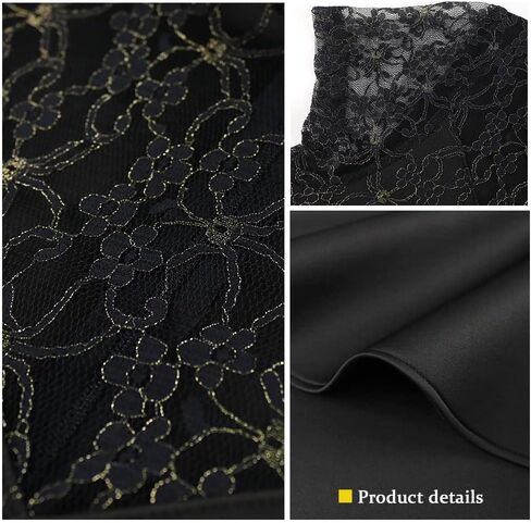 فساتين نسائية بمقاسات كبيرة فساتين رسمية وفساتين سهرة بأكمام قصيرة من الدانتيل باللون الأسود وكشكشة عالية الخصر in Kuwait