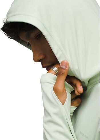 prAna Sol Shade Hoodie Standard Fit Pale Aloe LG in Saudi Arabia