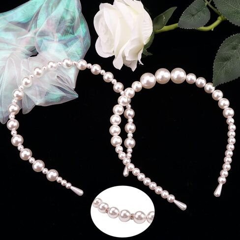 Yxiang 4 Pack Rhinestones Headbands Crystal Bridal Hairbands Thin Silver Metal Hair Band Fancy Metallic Butterfly Head Band Wedding Headpiece for Women Girls in Saudi Arabia