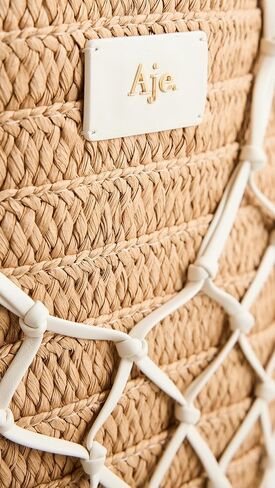 حقيبة الشاطئ Geo Macrame Mini للسيدات من Aje in Kuwait
