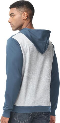 بلوفر YuKaiChen للرجال بقلنسوة، سويت شيرت بقلنسوة للتمرين واللياقة البدنية مع غطاء رأس بشعار رجالي بجيب الكنغر in Kuwait