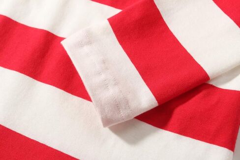 قمصان SSLR-Big-Girls-Long-Sleeve-Striped تي شيرت Crewneck قطن خفيف الوزن كاجوال in Kuwait