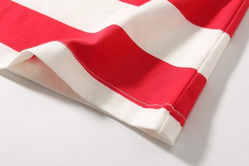 قمصان SSLR-Big-Girls-Long-Sleeve-Striped تي شيرت Crewneck قطن خفيف الوزن كاجوال in Kuwait