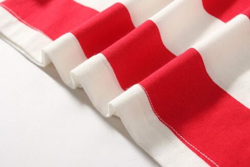 قمصان SSLR-Big-Girls-Long-Sleeve-Striped تي شيرت Crewneck قطن خفيف الوزن كاجوال in Kuwait