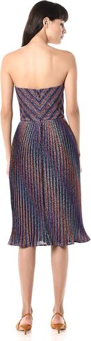 DRESS THE POPULATION Women's Rosalie Strapless Fit & Flare Pleated Party Dress in Saudi Arabia