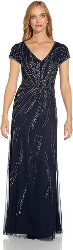 Adrianna Papell Women's Beaded Blouson Dress in Kuwait
