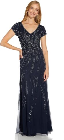 Adrianna Papell Women's Beaded Blouson Dress in Kuwait