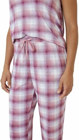 Eddie Bauer Women 4-Piece Pajama Set (as1, alpha, m, regular, regular, Tea Rose) in Saudi Arabia