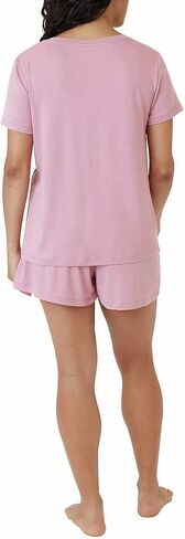 Eddie Bauer Women 4-Piece Pajama Set (as1, alpha, m, regular, regular, Tea Rose) in Saudi Arabia