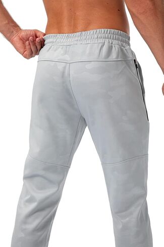 Tailloday Men's Jogger Sweatpants with Zipper Pockets Athletic Workout Traning Gym Camouflage Pants in Saudi Arabia