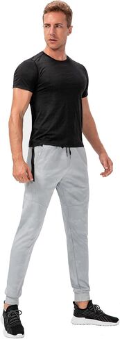 Tailloday Men's Jogger Sweatpants with Zipper Pockets Athletic Workout Traning Gym Camouflage Pants in Saudi Arabia