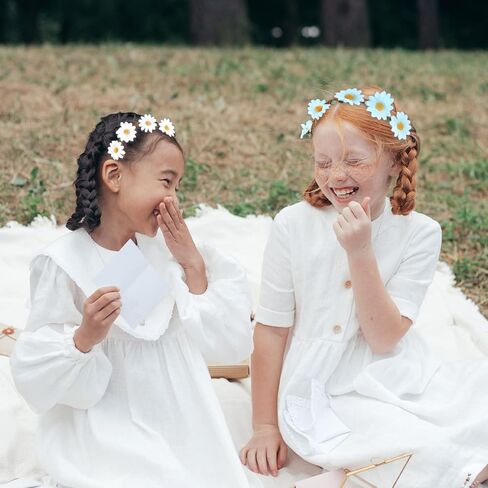 Flower Crowns For Women,12 Pieces Easter Multicolor Lady Girl Fashion Flower Crown Floral Garland Headbands, Multicolor Daisy Flower Headband With Adjustable Elastic Ribbon For Festival Wedding Party in Kuwait