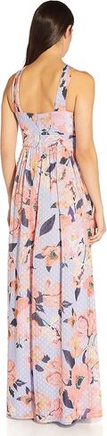 Adrianna Papell Women's Printed Chiffon Halter Gown in Saudi Arabia