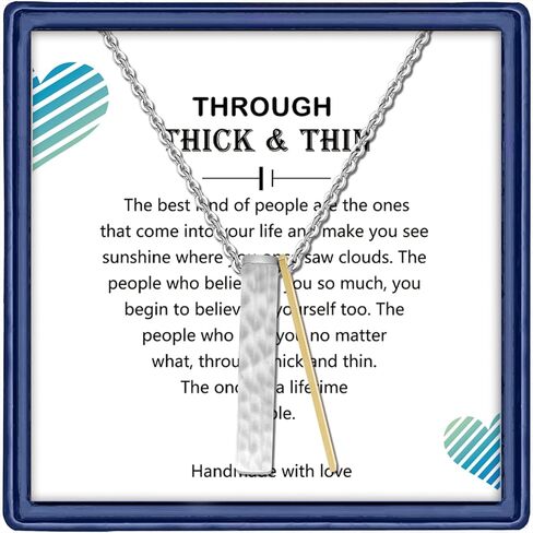 هدايا صديق Haoze للنساء سميكة ورقيقة سلسلة مفاتيح الصداقة هدية عاطفية شكرا لك هدايا للأخت BFF مجوهرات in Kuwait