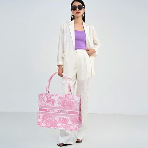 حقيبة يد نسائية فاخرة كبيرة الحجم مصنوعة من الجلد وحقائب كتف سعة تطريز ريترو رائعة in Kuwait