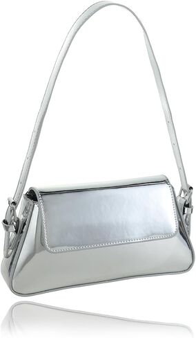 Evening Bag for Women Y2k Silver Purse Hobo Bag Tote Holo Handbag Cute Clutch Purses Crossbody Bags Shoulder Party Bag in Saudi Arabia