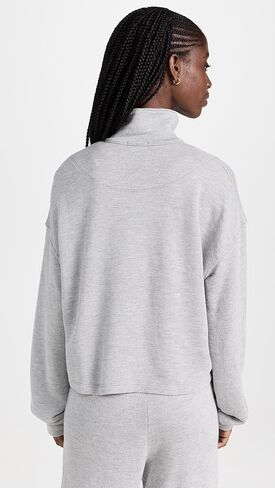 Year of Ours Women's The Port Half Zip Sweatshirt in Kuwait