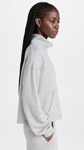 Year of Ours Women's The Port Half Zip Sweatshirt in Kuwait