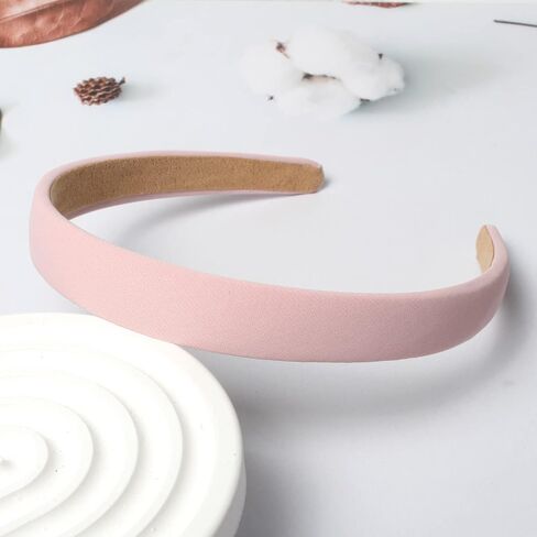 Cuizhiyu Headbands for Women 1.18 inch Wide Plain Fabric Trendy Headband No Slip Cute Solid Hair Bands for Girls Fashion Hair Accessories Pack of 5 in Saudi Arabia