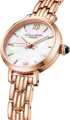 Lola Rose Watches for Woen Gloden Halo Collection lewant Women's Dress Watch Ladies Watches in Saudi Arabia