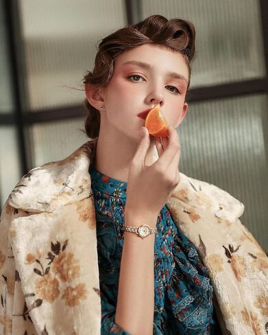 Lola Rose Watches for Woen Gloden Halo Collection lewant Women's Dress Watch Ladies Watches in Saudi Arabia