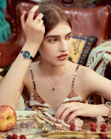 Lola Rose Watches for Woen Gloden Halo Collection lewant Women's Dress Watch Ladies Watches in Saudi Arabia