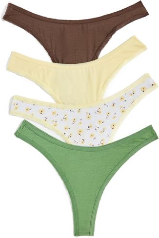 مجموعة من أربع قطع من Stripe & Stare للنساء من Stripe and Stare x Camille Charriere Picot Thong in Kuwait