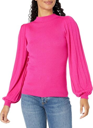 Trina Turk Women's Ribbed Mock Neck Sweater in Saudi Arabia
