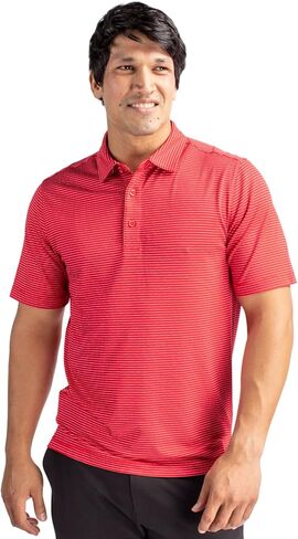 Cutter & Buck Men's Forge Polo Pencil Stripe in Saudi Arabia