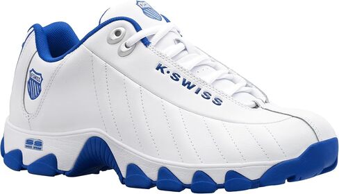 K-Swiss Men's ST329 CMF Sneaker, White/Classic Blue, 11 XW in Kuwait