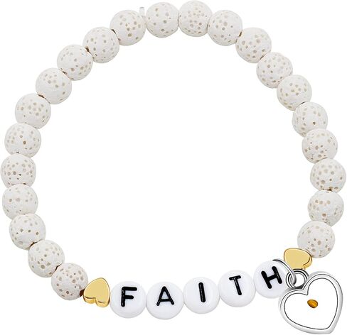 Personalized Initial Name Letter Bead Bracelets for Women Men, Custom DIY Name Bracelets for Girls Boys Y1504 in Saudi Arabia