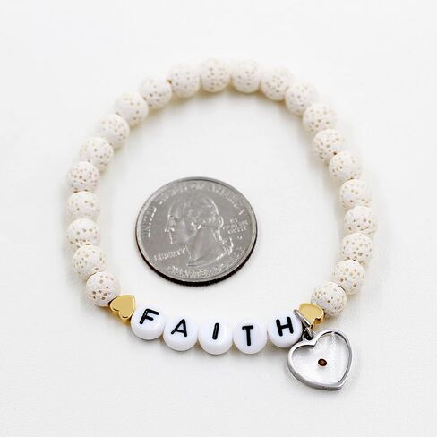 Personalized Initial Name Letter Bead Bracelets for Women Men, Custom DIY Name Bracelets for Girls Boys Y1504 in Saudi Arabia
