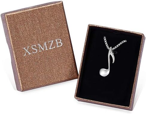 Music Note Cremation Jewelry for Ashes Stainless Steel Note Urn Pendant Necklace Keepsake Memorial Jewellery for Boys,Girls in Kuwait