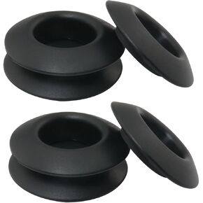 Kayak Paddle Drip Ring 6PCS Black Rubber Paddle Drip Rings for Canoe Rafting Paddles Shaft